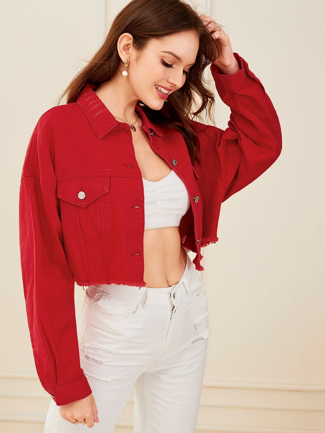 Long Sleeve Denim Jacket